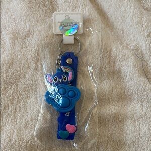 Stitch ! Blue and Pink Cartoon Character Bag Charm